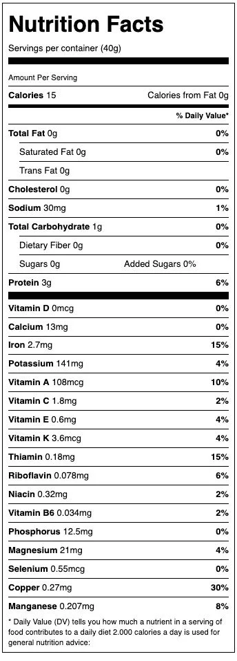 1 Packages Of Alive Spirulina With 144